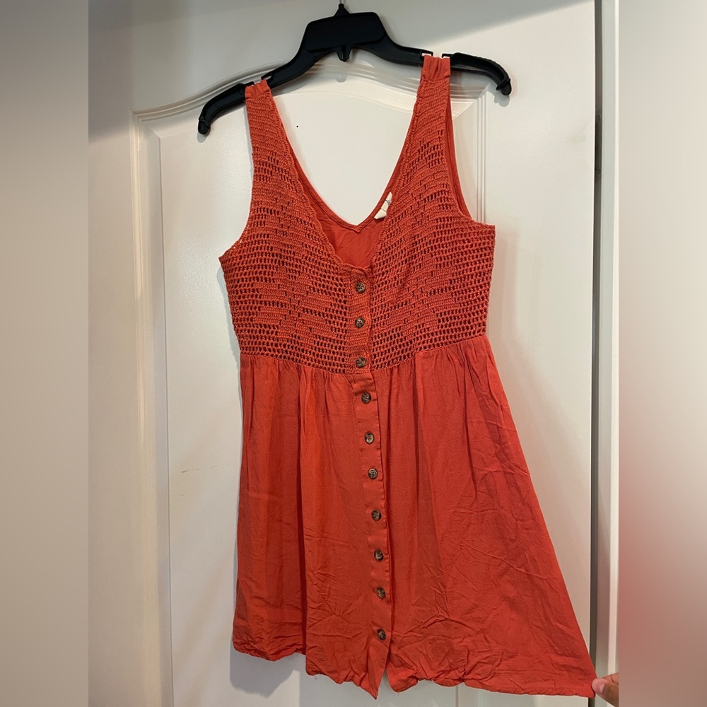 Sky and Sparrow orange dress size s